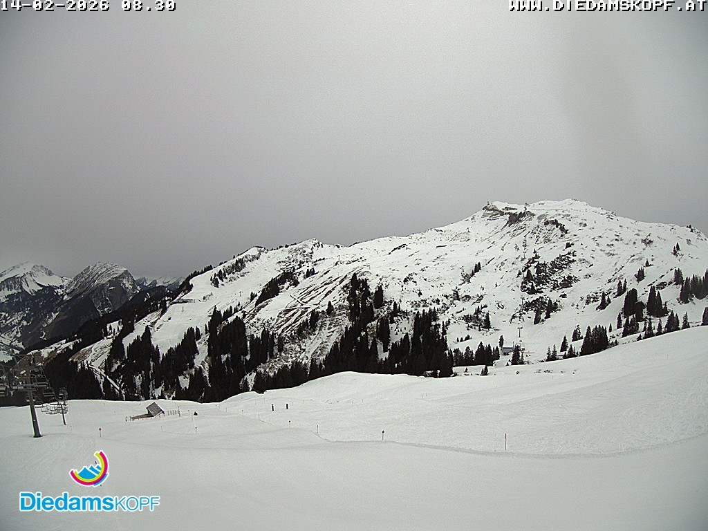 Archiv Foto Webcam Panorama Diedamskopf von der Breitenalpe