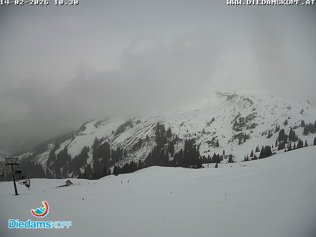 Archiv Foto Webcam Panorama Diedamskopf von der Breitenalpe