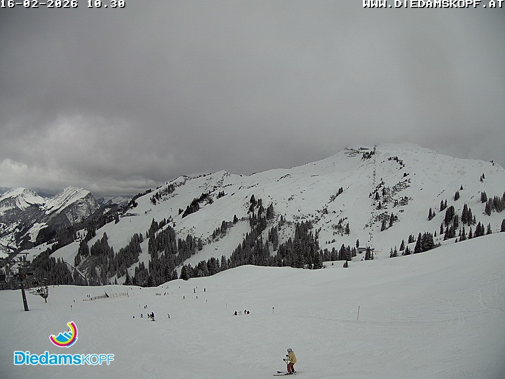 Archiv Foto Webcam Panorama Diedamskopf von der Breitenalpe
