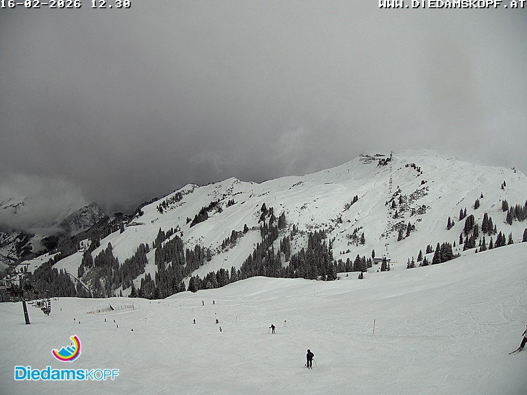 Archiv Foto Webcam Panorama Diedamskopf von der Breitenalpe