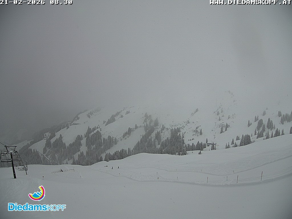 Archiv Foto Webcam Panorama Diedamskopf von der Breitenalpe