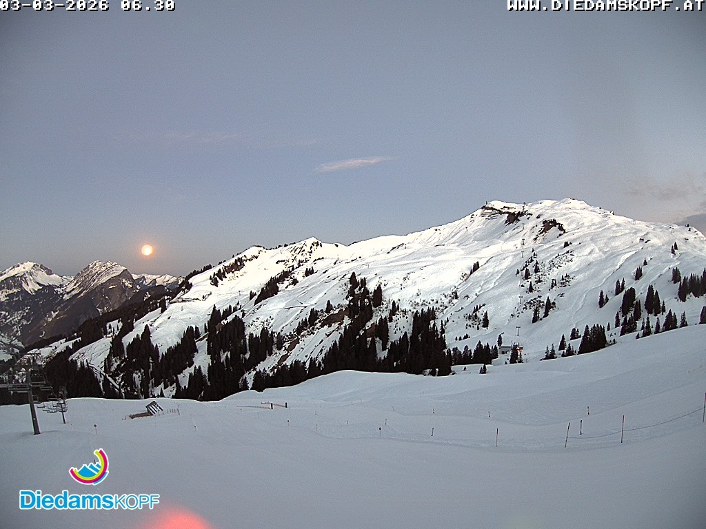 Archiv Foto Webcam Panorama Diedamskopf von der Breitenalpe