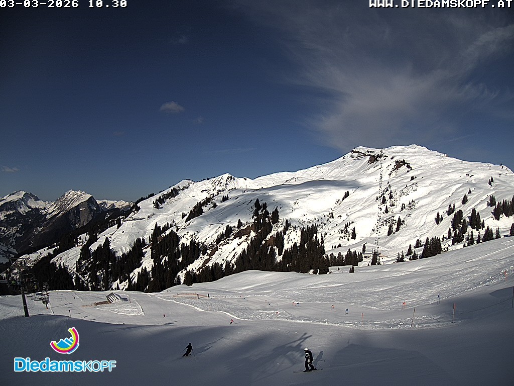 Archiv Foto Webcam Panorama Diedamskopf von der Breitenalpe