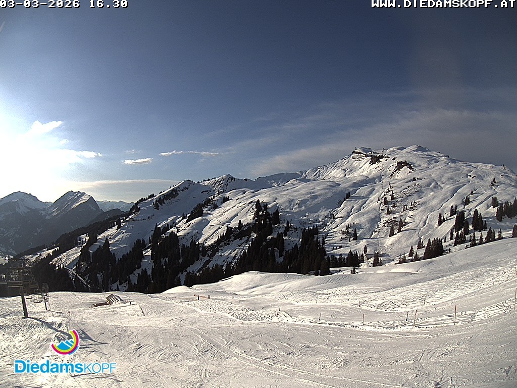 Archiv Foto Webcam Panorama Diedamskopf von der Breitenalpe
