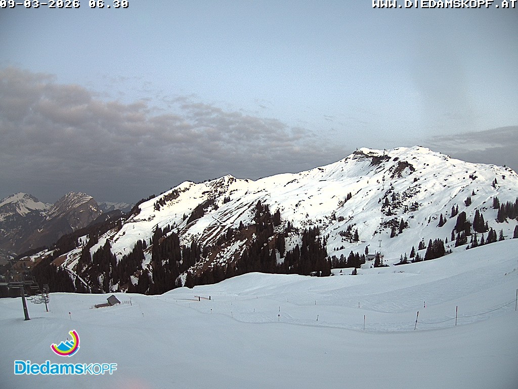 Archiv Foto Webcam Panorama Diedamskopf von der Breitenalpe