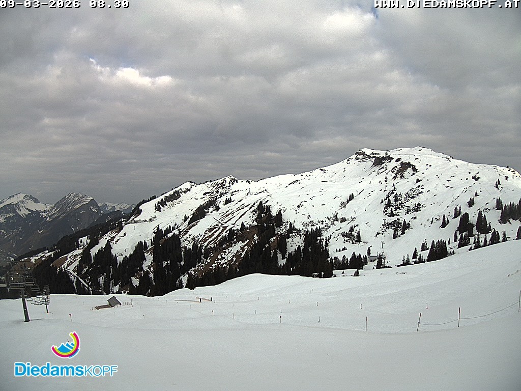 Archiv Foto Webcam Panorama Diedamskopf von der Breitenalpe
