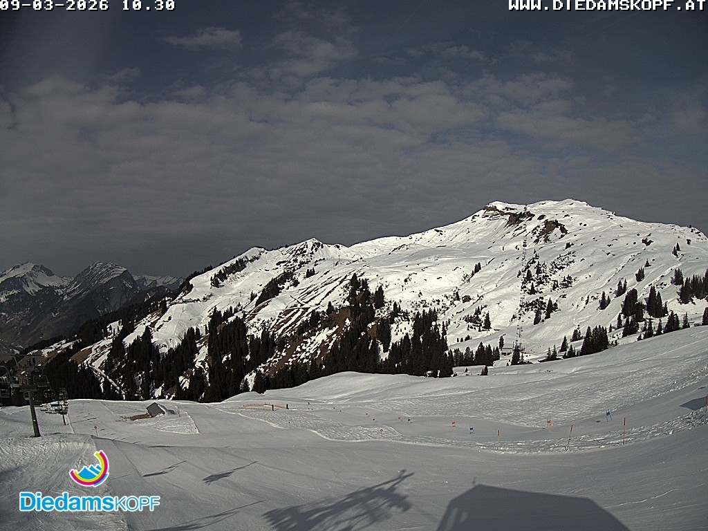 Archiv Foto Webcam Panorama Diedamskopf von der Breitenalpe