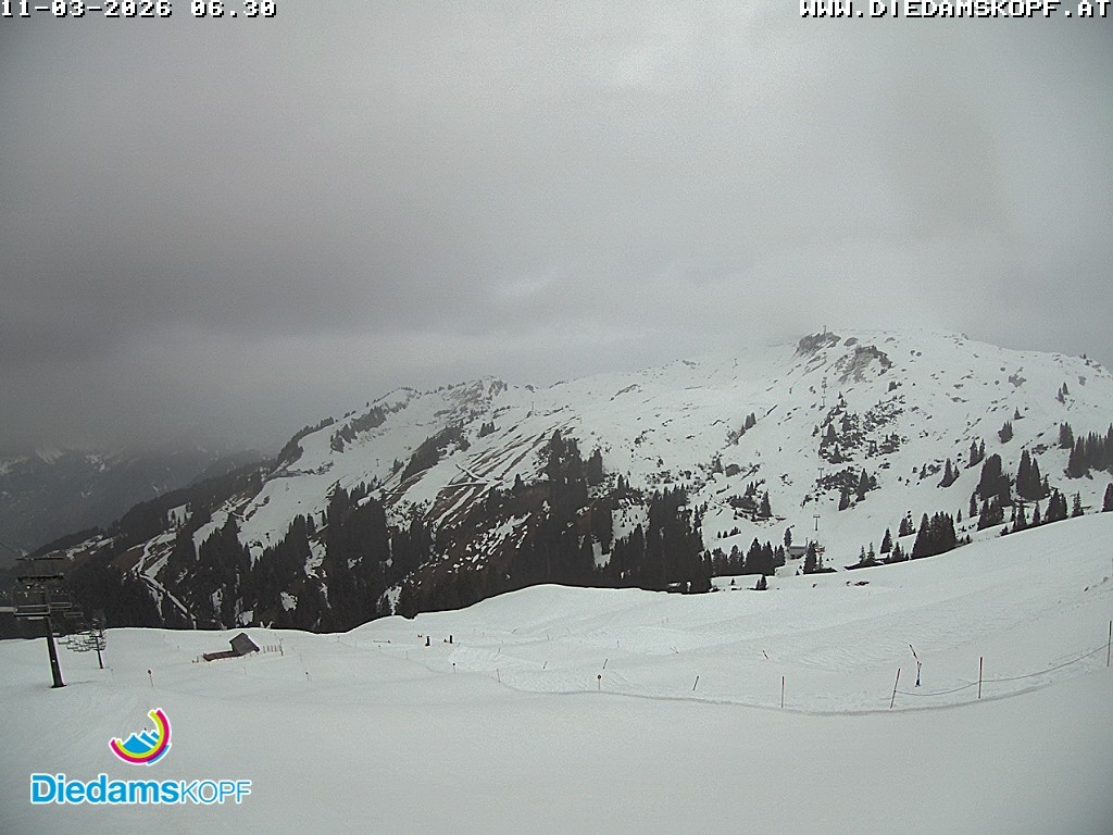 Archiv Foto Webcam Panorama Diedamskopf von der Breitenalpe