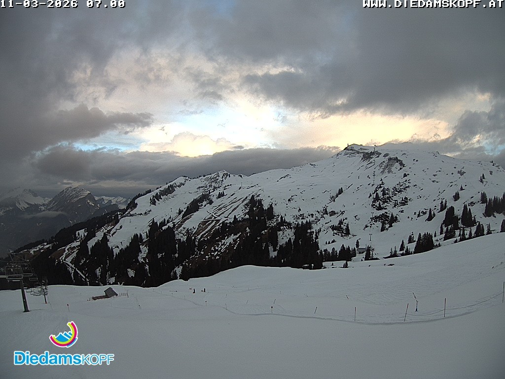 Archiv Foto Webcam Panorama Diedamskopf von der Breitenalpe