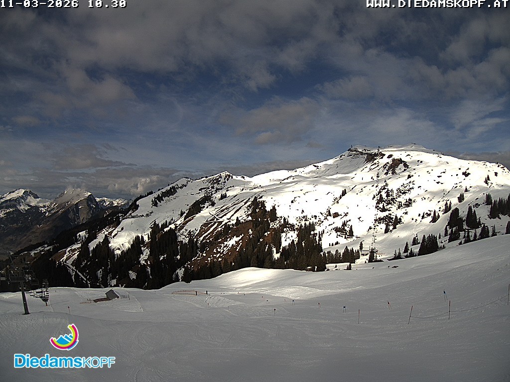 Archiv Foto Webcam Panorama Diedamskopf von der Breitenalpe