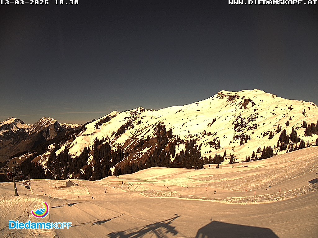Archiv Foto Webcam Panorama Diedamskopf von der Breitenalpe