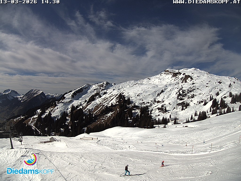 Archiv Foto Webcam Panorama Diedamskopf von der Breitenalpe