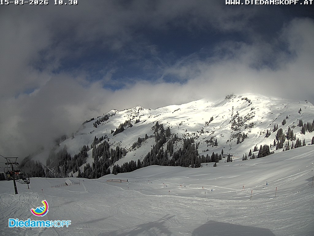 Archiv Foto Webcam Panorama Diedamskopf von der Breitenalpe