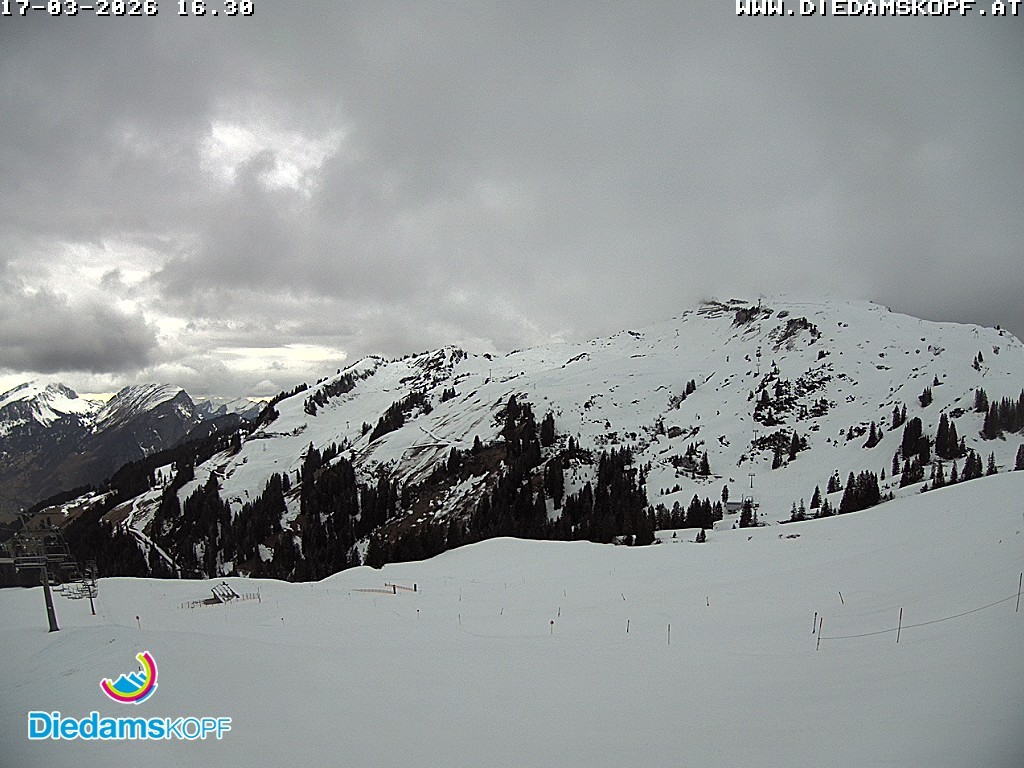 Archiv Foto Webcam Panorama Diedamskopf von der Breitenalpe