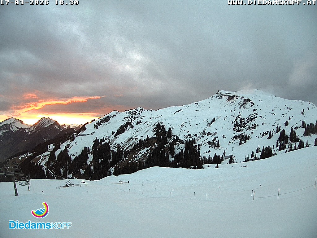 Archiv Foto Webcam Panorama Diedamskopf von der Breitenalpe