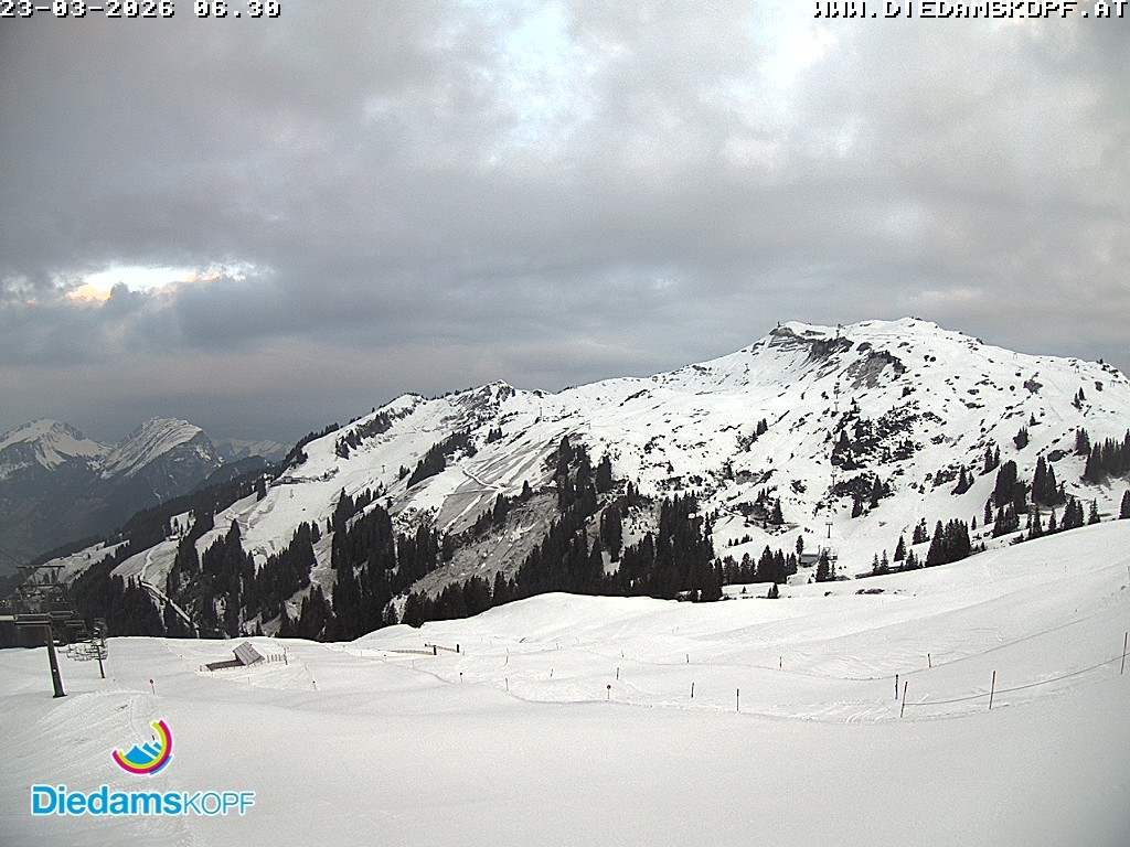 Archiv Foto Webcam Panorama Diedamskopf von der Breitenalpe
