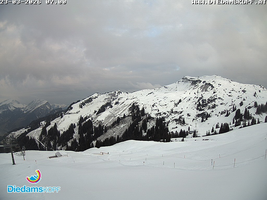 Archiv Foto Webcam Panorama Diedamskopf von der Breitenalpe