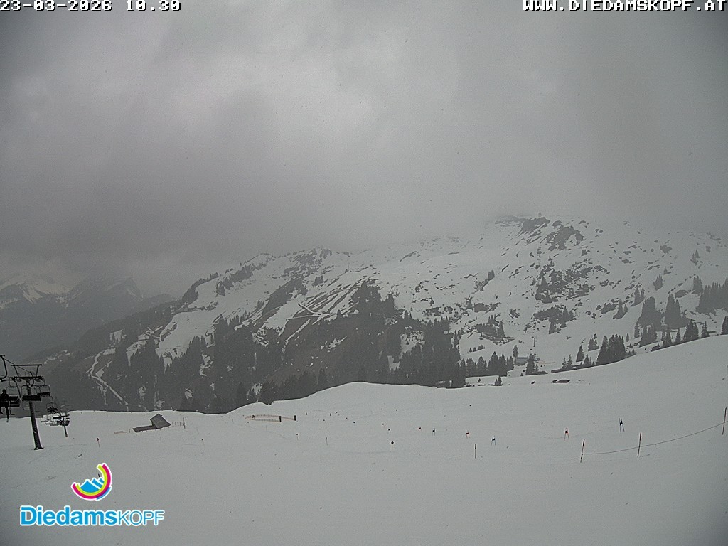Archiv Foto Webcam Panorama Diedamskopf von der Breitenalpe