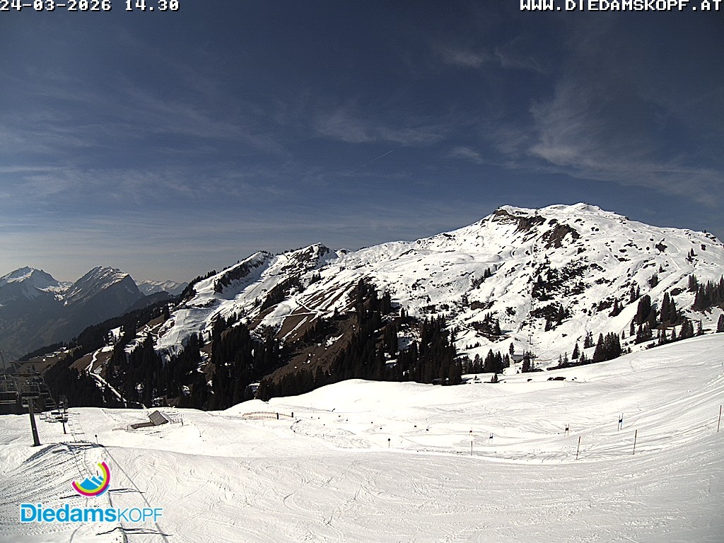 Archiv Foto Webcam Panorama Diedamskopf von der Breitenalpe