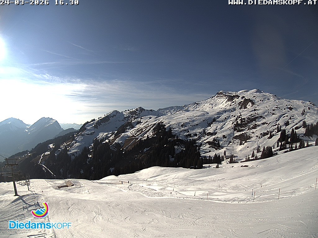 Archiv Foto Webcam Panorama Diedamskopf von der Breitenalpe