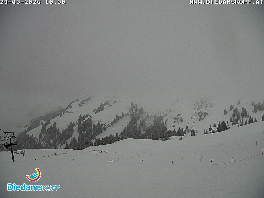 Archiv Foto Webcam Panorama Diedamskopf von der Breitenalpe