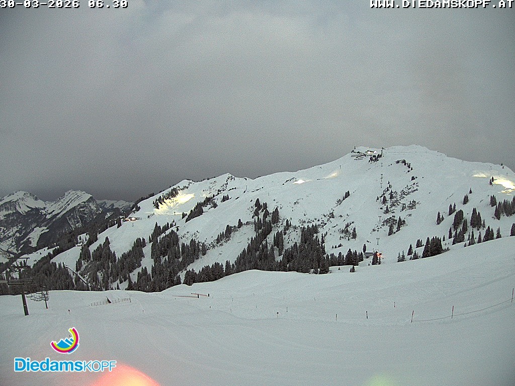 Archiv Foto Webcam Panorama Diedamskopf von der Breitenalpe