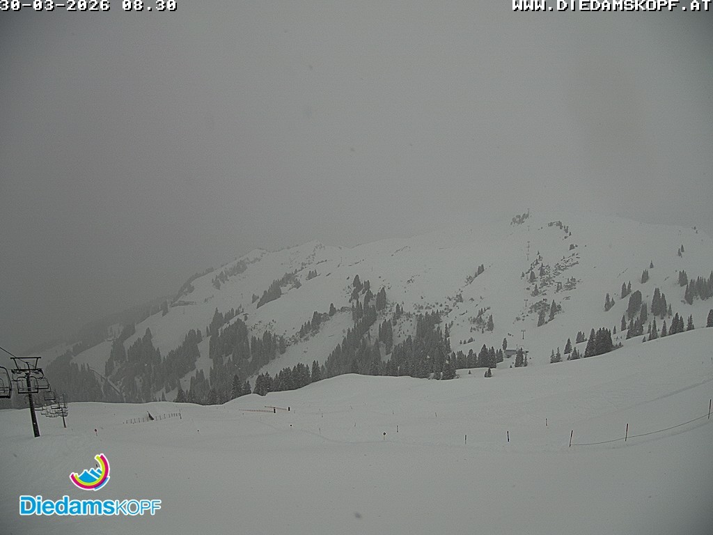 Archiv Foto Webcam Panorama Diedamskopf von der Breitenalpe
