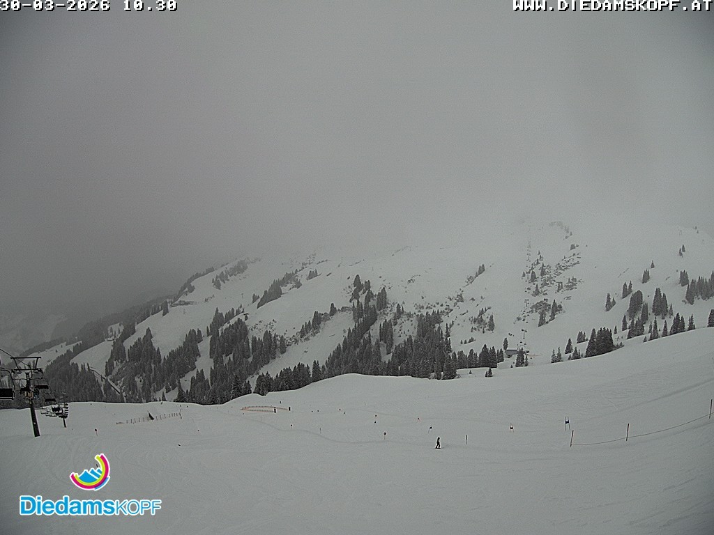 Archiv Foto Webcam Panorama Diedamskopf von der Breitenalpe
