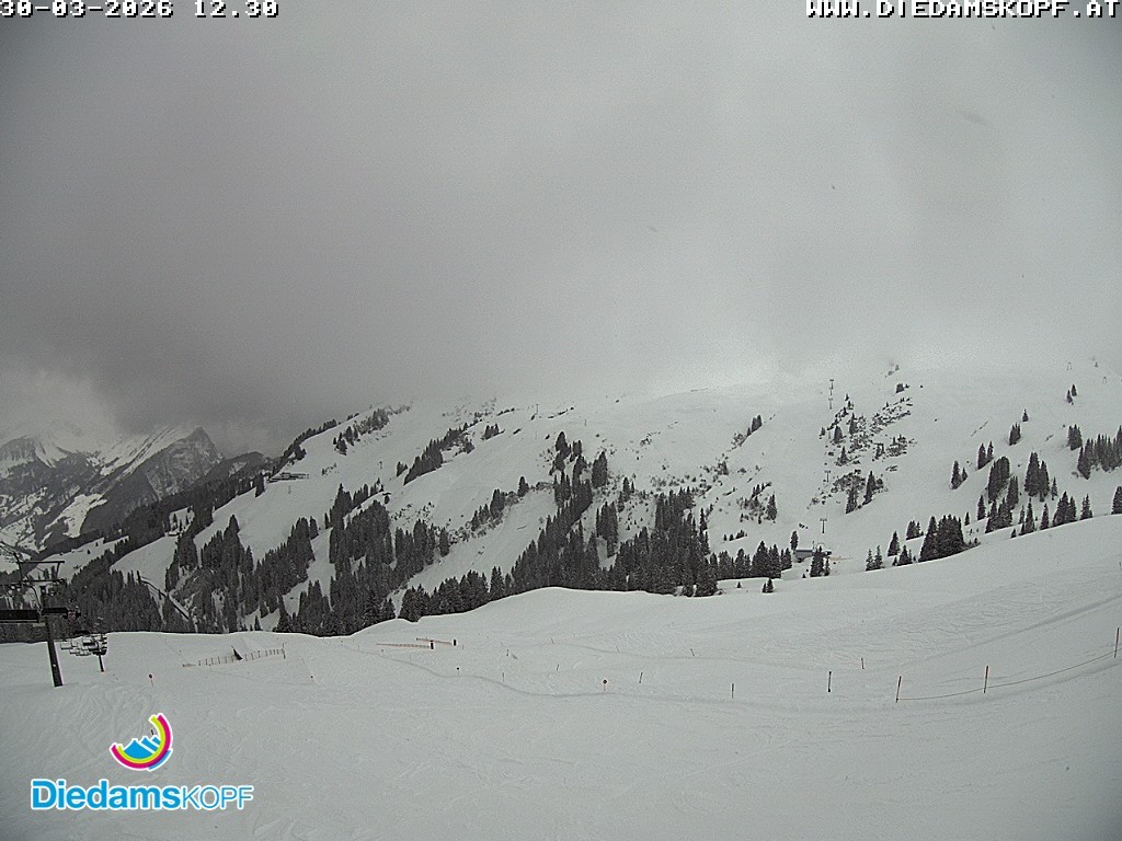 Archiv Foto Webcam Panorama Diedamskopf von der Breitenalpe
