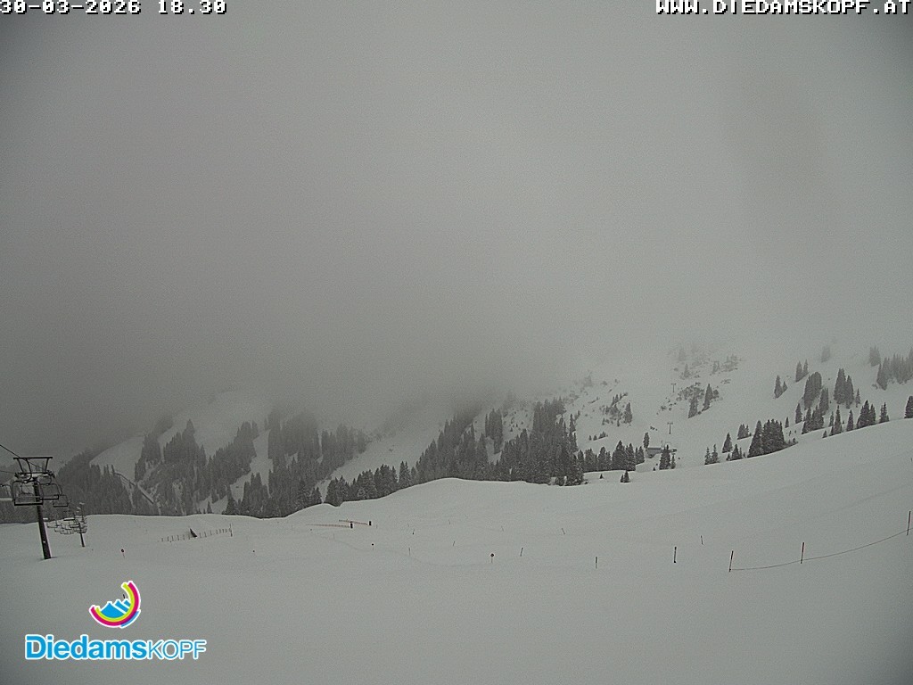 Archiv Foto Webcam Panorama Diedamskopf von der Breitenalpe