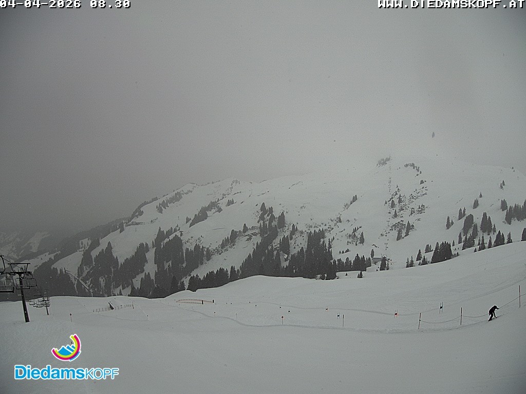 Archiv Foto Webcam Panorama Diedamskopf von der Breitenalpe