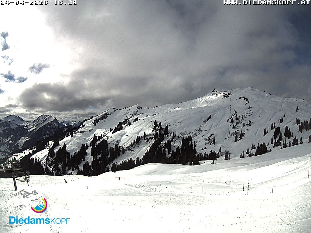 Archiv Foto Webcam Panorama Diedamskopf von der Breitenalpe
