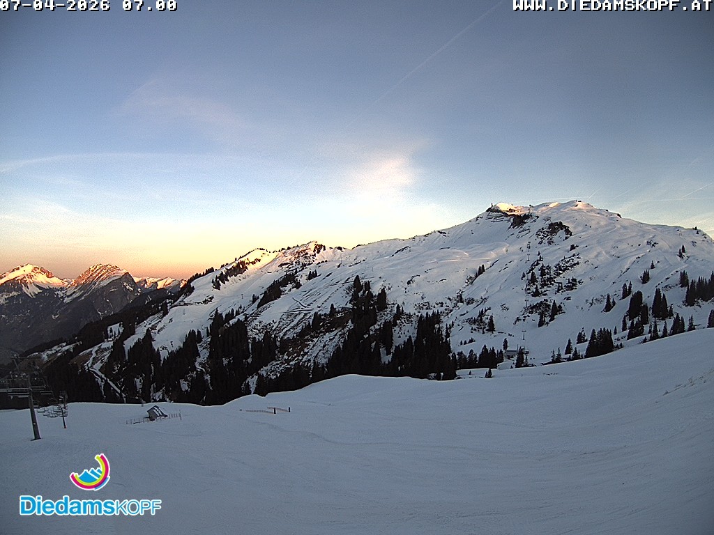 Archiv Foto Webcam Panorama Diedamskopf von der Breitenalpe