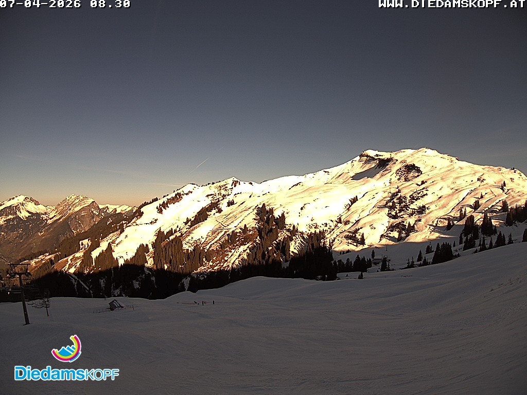 Archiv Foto Webcam Panorama Diedamskopf von der Breitenalpe