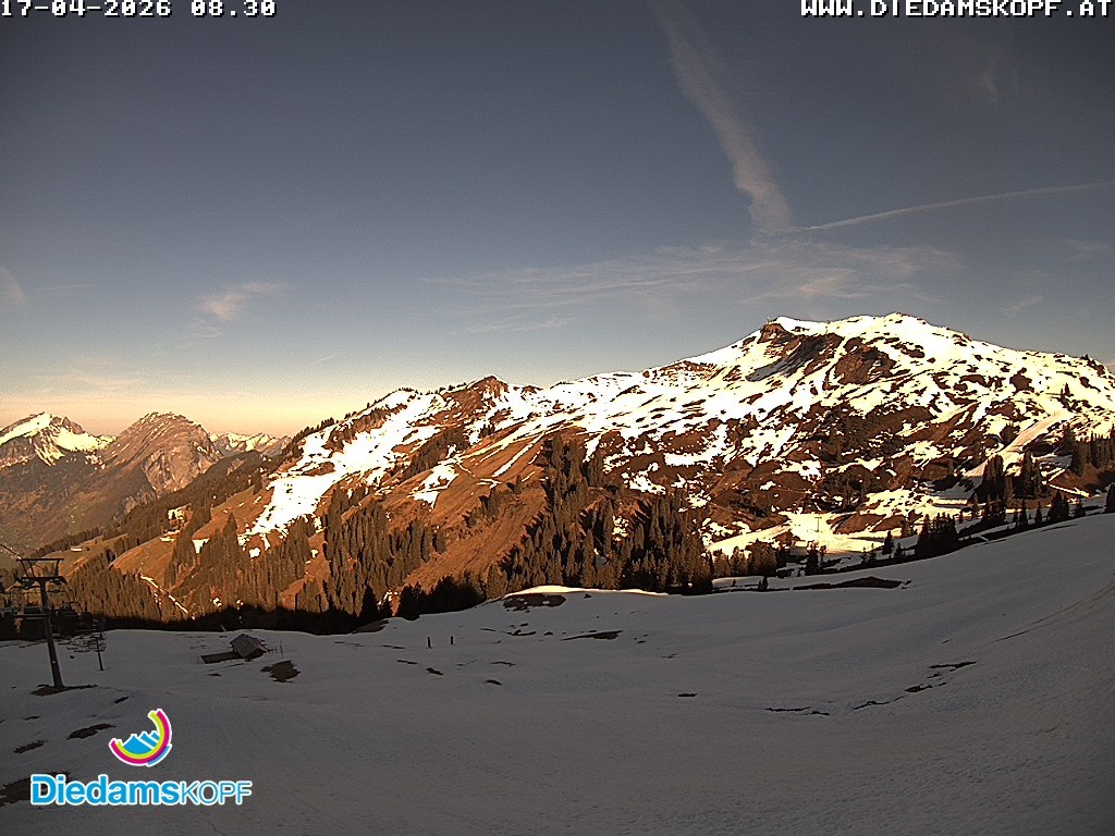 Archiv Foto Webcam Panorama Diedamskopf von der Breitenalpe