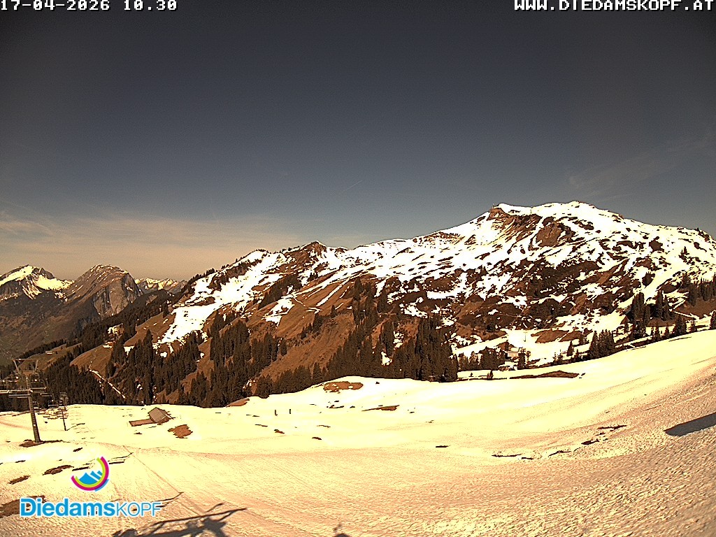 Archiv Foto Webcam Panorama Diedamskopf von der Breitenalpe