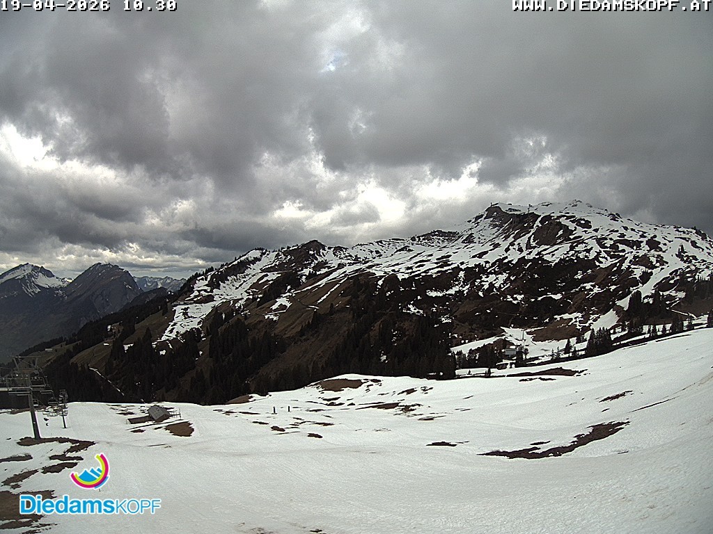 Archiv Foto Webcam Panorama Diedamskopf von der Breitenalpe