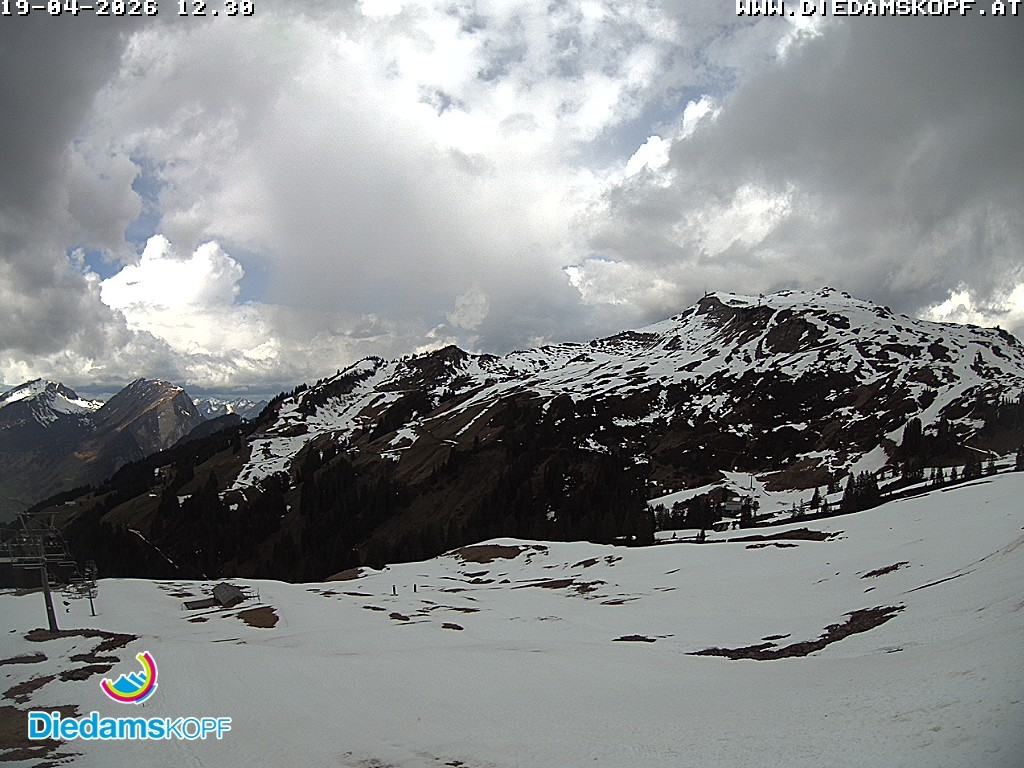 Archiv Foto Webcam Panorama Diedamskopf von der Breitenalpe