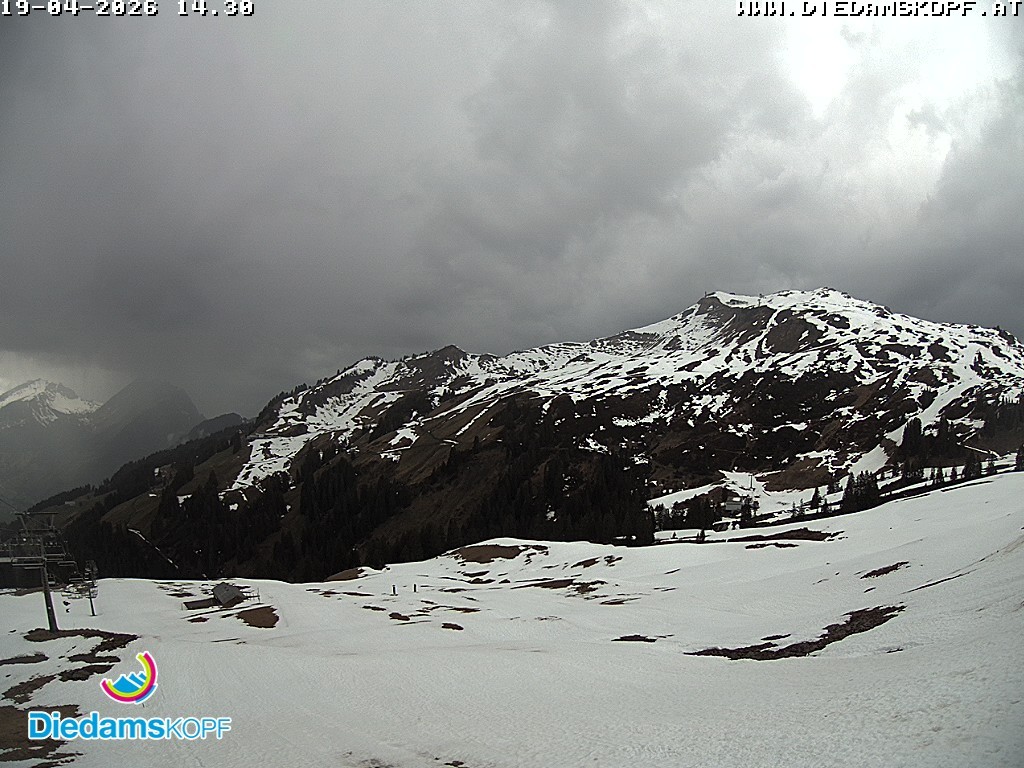 Archiv Foto Webcam Panorama Diedamskopf von der Breitenalpe