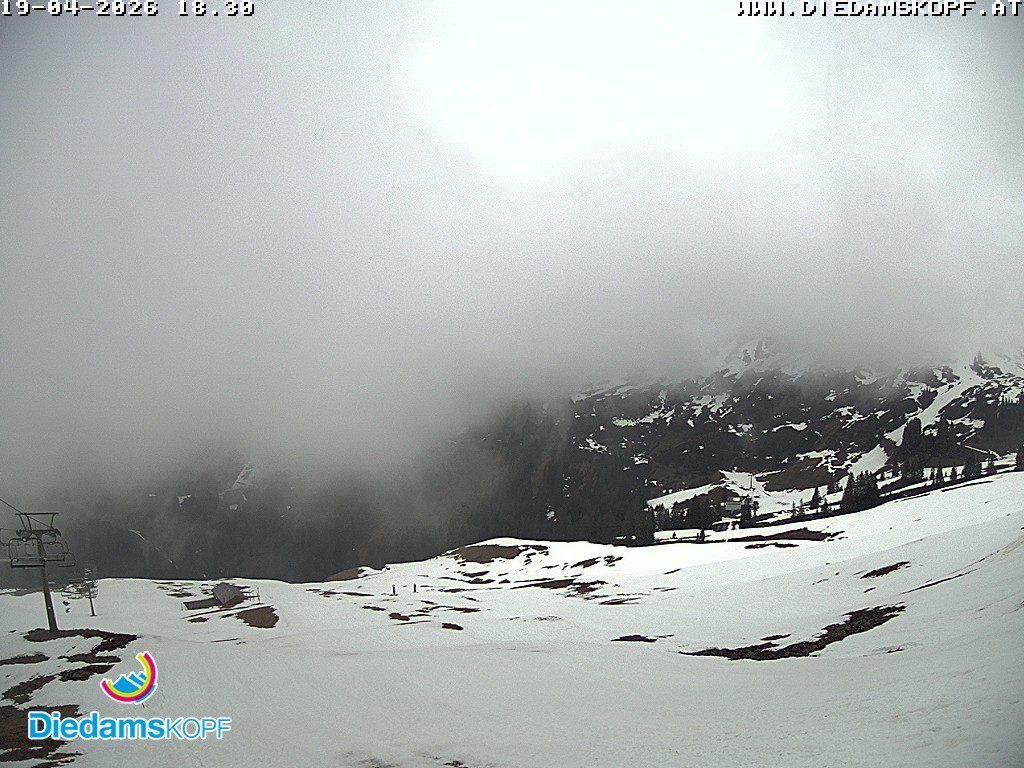 Archiv Foto Webcam Panorama Diedamskopf von der Breitenalpe