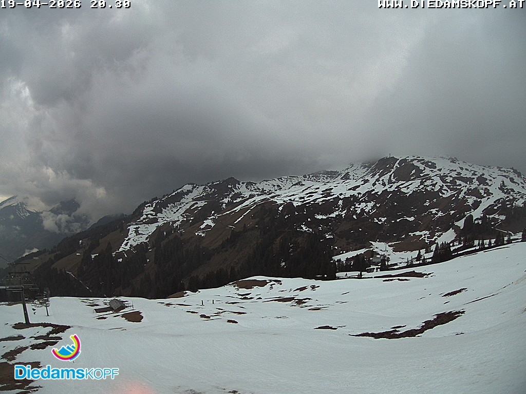 Archiv Foto Webcam Panorama Diedamskopf von der Breitenalpe