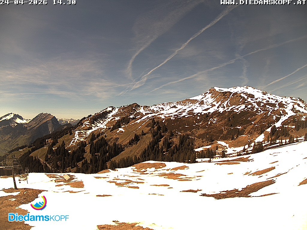 Archiv Foto Webcam Panorama Diedamskopf von der Breitenalpe