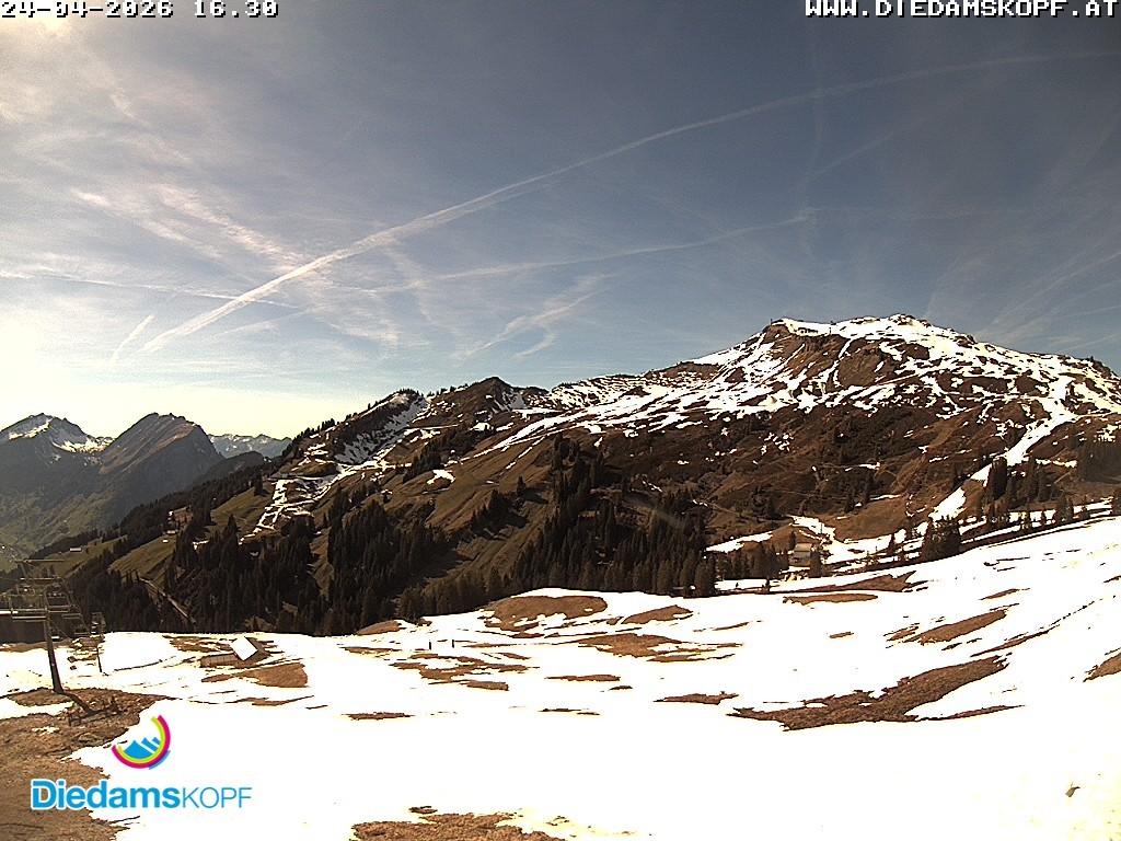 Archiv Foto Webcam Panorama Diedamskopf von der Breitenalpe