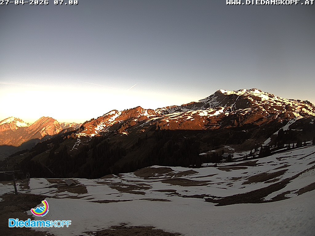 Archiv Foto Webcam Panorama Diedamskopf von der Breitenalpe