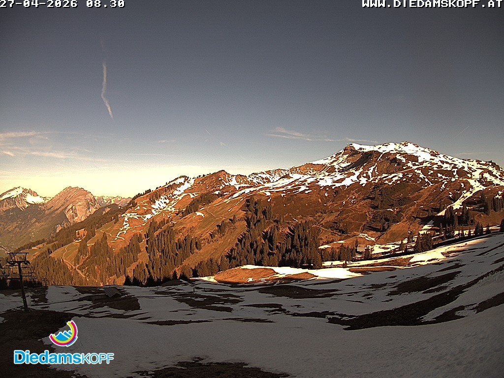 Archiv Foto Webcam Panorama Diedamskopf von der Breitenalpe