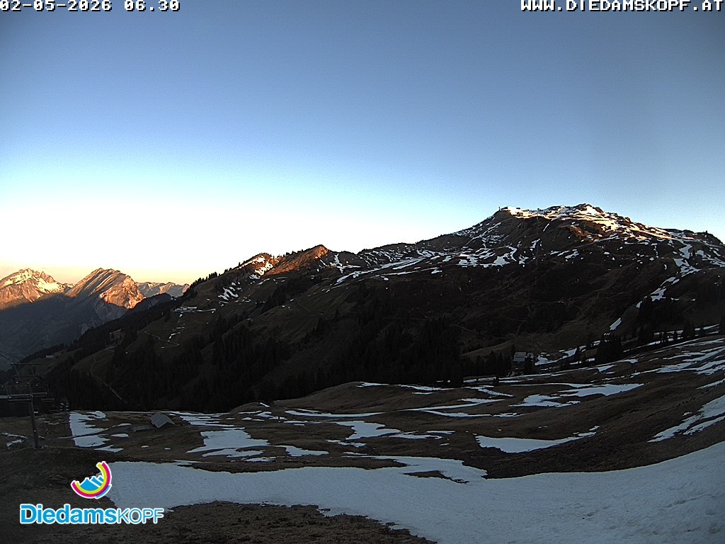 Archiv Foto Webcam Panorama Diedamskopf von der Breitenalpe
