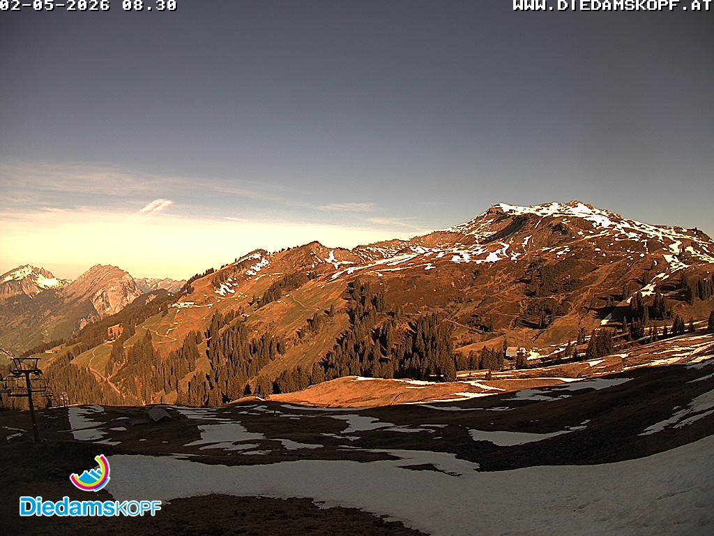 Archiv Foto Webcam Panorama Diedamskopf von der Breitenalpe