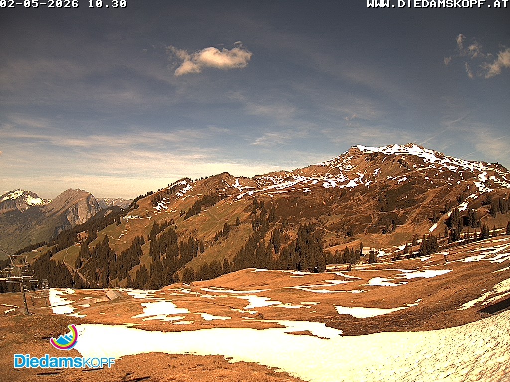 Archiv Foto Webcam Panorama Diedamskopf von der Breitenalpe