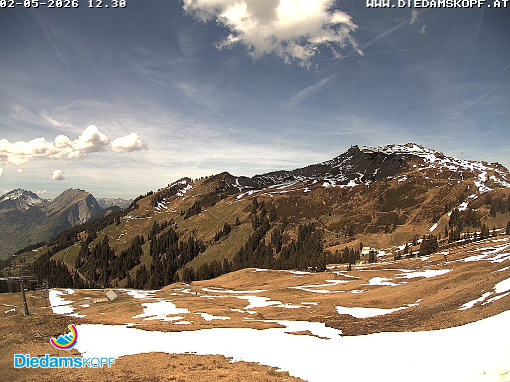 Archiv Foto Webcam Panorama Diedamskopf von der Breitenalpe