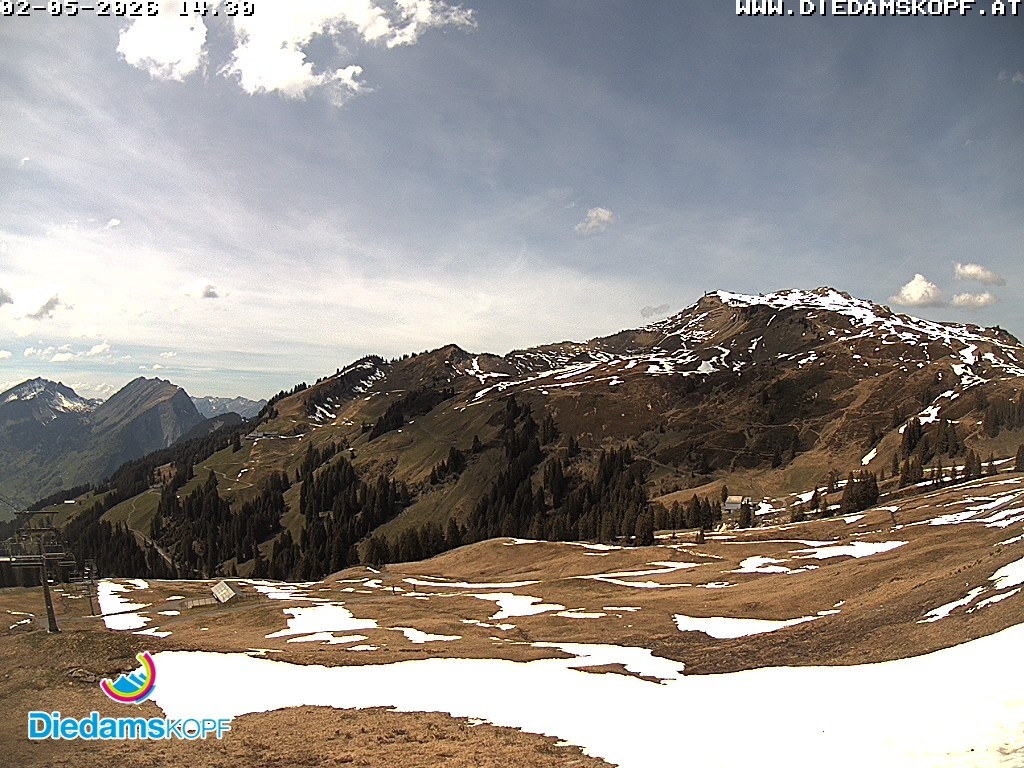 Archiv Foto Webcam Panorama Diedamskopf von der Breitenalpe
